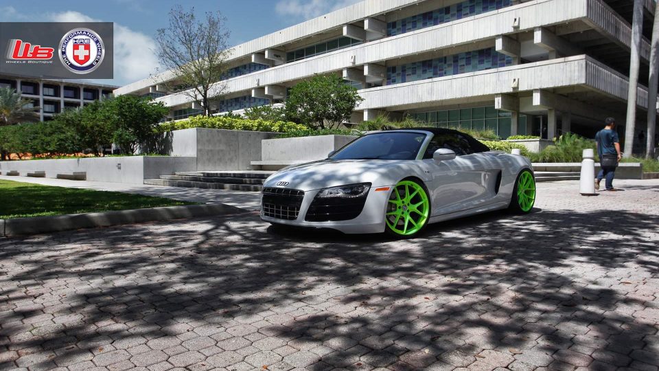 HRE P101 – Satin Monster Green | Audi R8