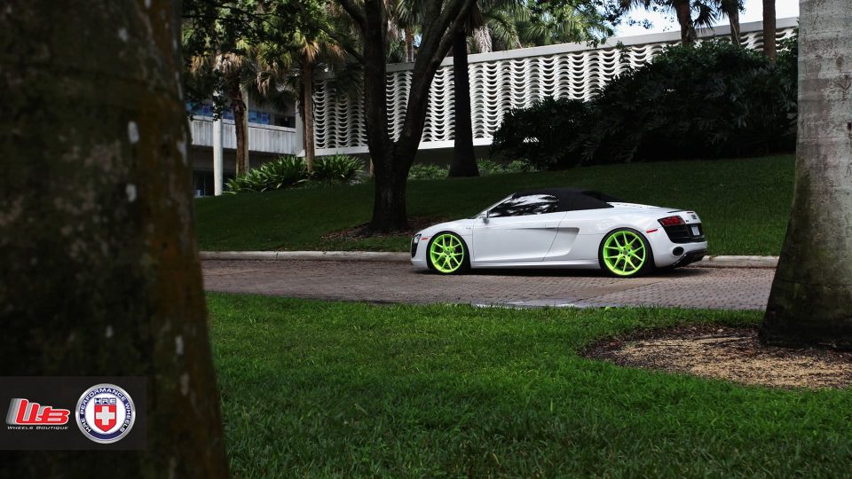 HRE P101 – Satin Monster Green | Audi R8