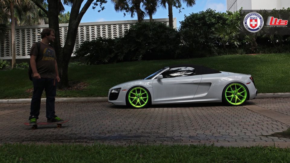 HRE P101 – Satin Monster Green | Audi R8