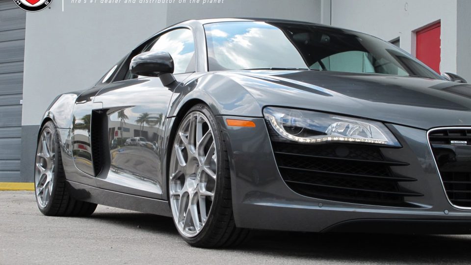 HRE P40SC Conical Rims in brushed silver