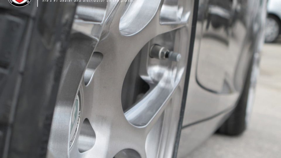 HRE P40SC Conical Rims in brushed silver