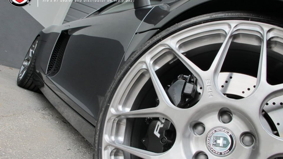 HRE P40SC Conical Rims in brushed silver