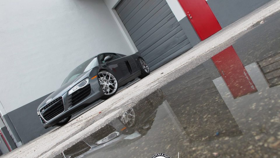 HRE P40SC Conical Rims in brushed silver