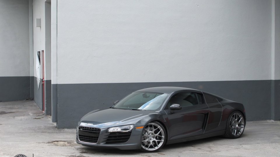 HRE P40SC Conical Rims in brushed silver