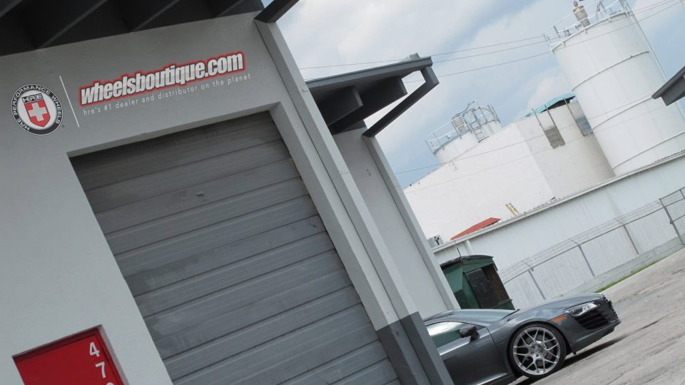 HRE P40SC Conical Rims in brushed silver