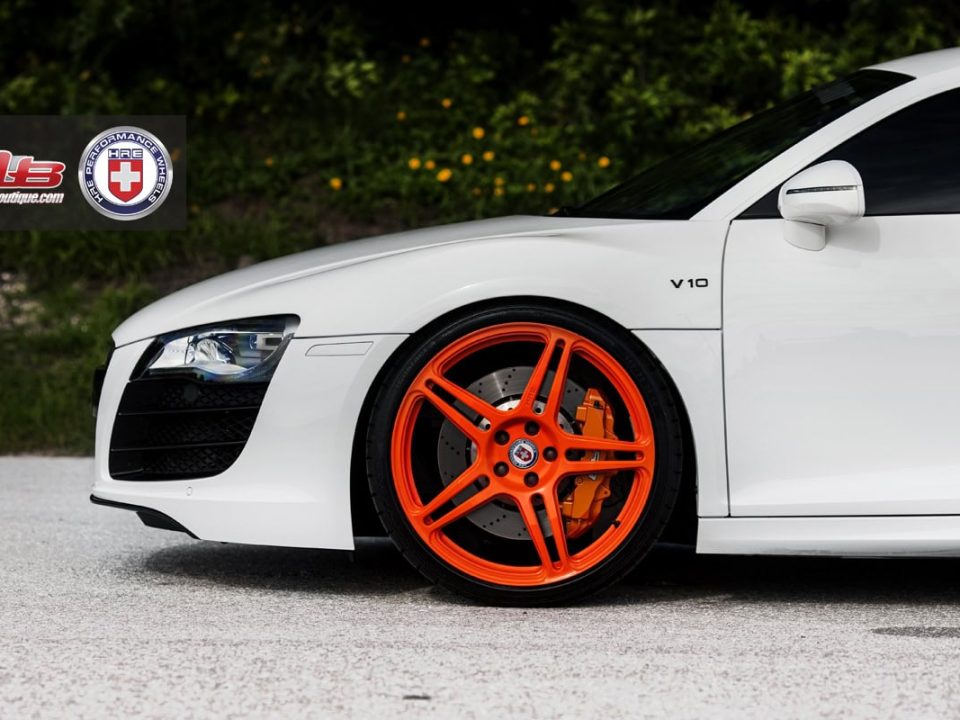 HRE P47SC Brushed Orange | Audi R8 | Wheels Boutique