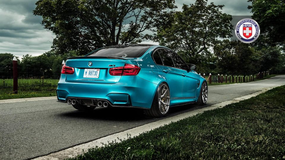 HRE P101 | BMW M3 F80 Atlantis Blue Metallic