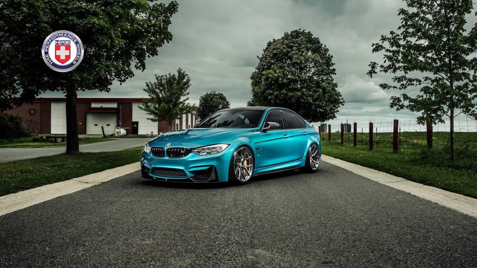 HRE P101 | BMW M3 F80 Atlantis Blue Metallic