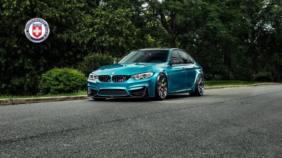 HRE P101 | BMW M3 F80 Atlantis Blue Metallic