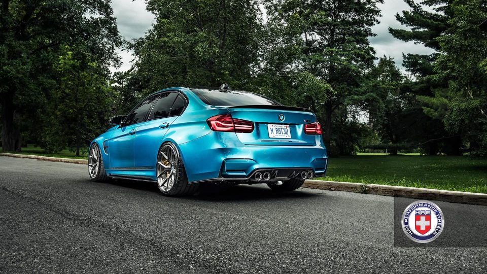 HRE P101 | BMW M3 F80 Atlantis Blue Metallic