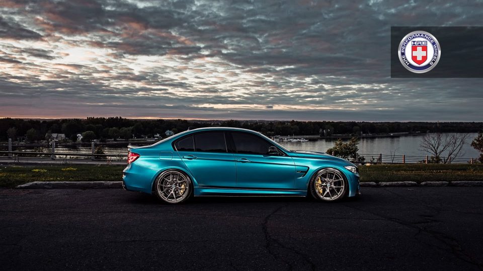 HRE P101 | BMW M3 F80 Atlantis Blue Metallic