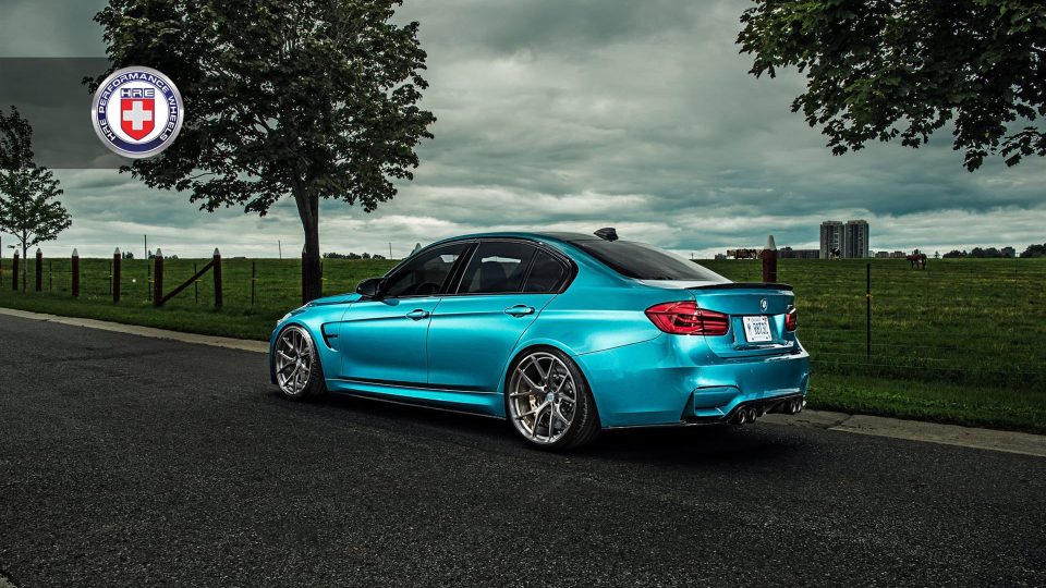 HRE P101 | BMW M3 F80 Atlantis Blue Metallic