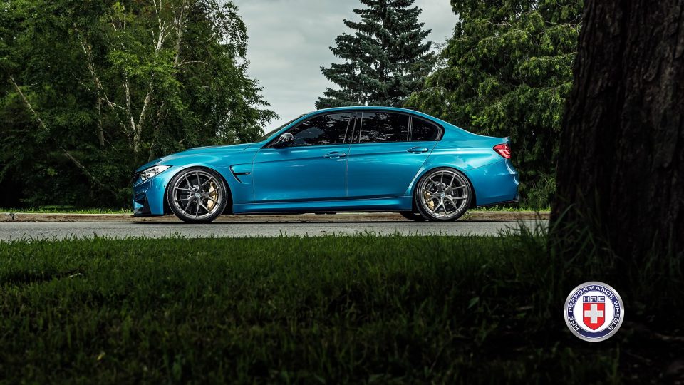 HRE P101 | BMW M3 F80 Atlantis Blue Metallic
