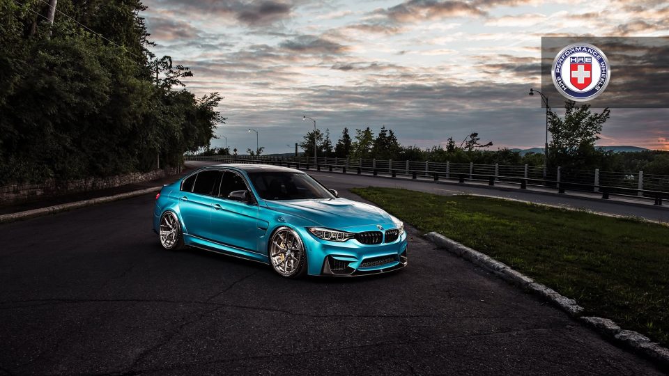 HRE P101 | BMW M3 F80 Atlantis Blue Metallic