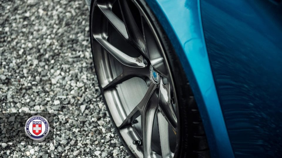 HRE P101 | BMW M3 F80 Atlantis Blue Metallic