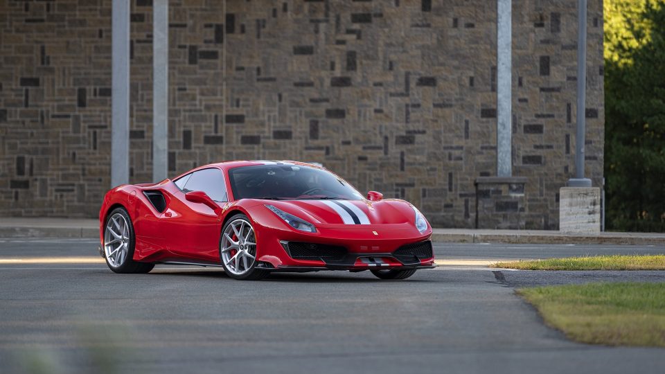 Ferrari 488 Pista | Rosso Corza | on HRE P101 | Brushed Clear