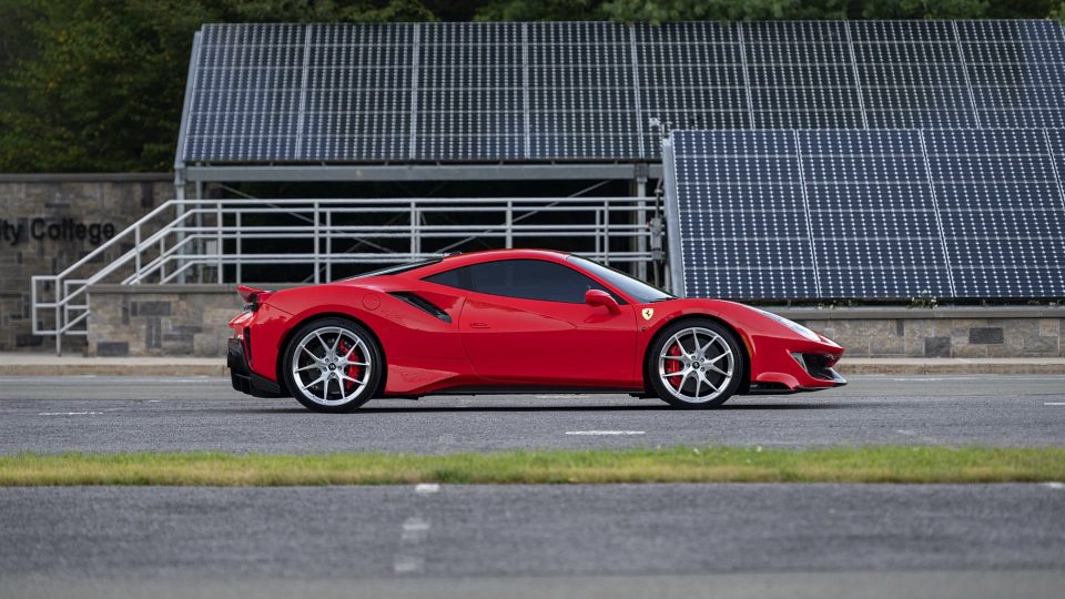 Ferrari 488 Pista | Rosso Corza | on HRE P101 | Brushed Clear