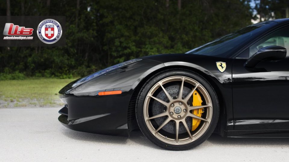 HRE P44SC Satin Titanium Rims | Ferrari 458 Italia