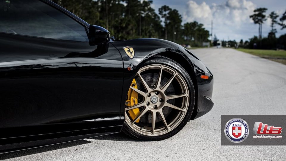 HRE P44SC Satin Titanium Rims | Ferrari 458 Italia