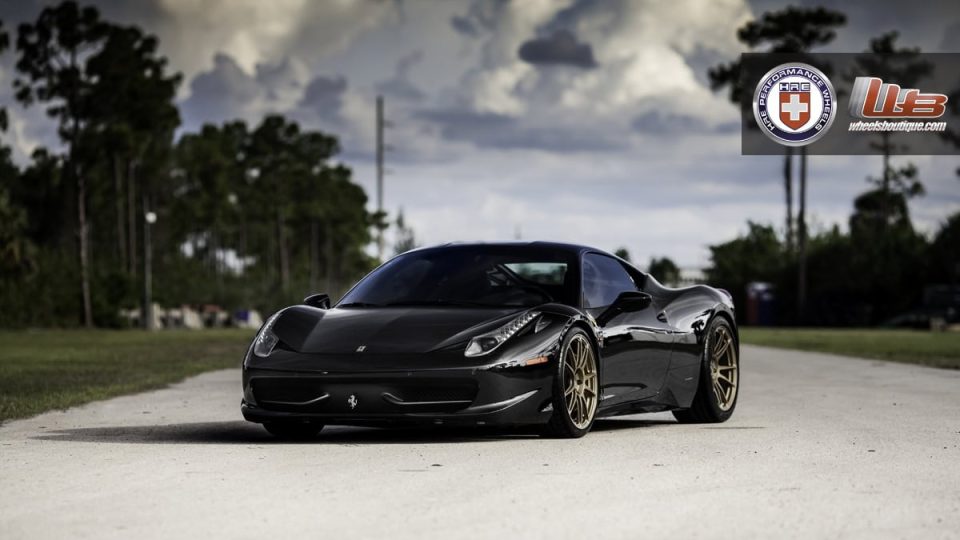 HRE P44SC Satin Titanium Rims | Ferrari 458 Italia