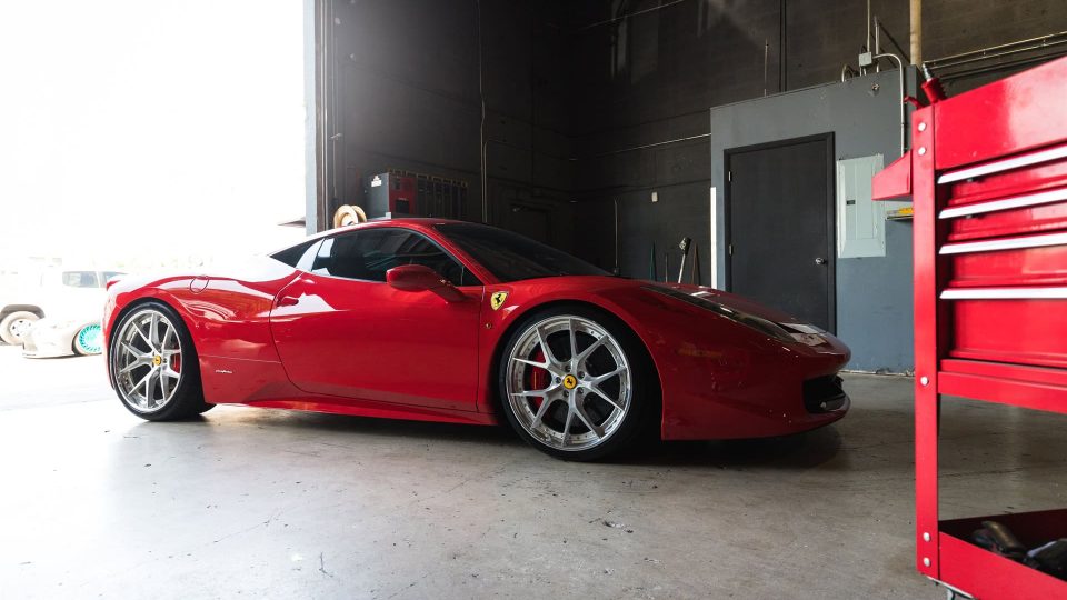 HRE S101 | Red Ferrari 458