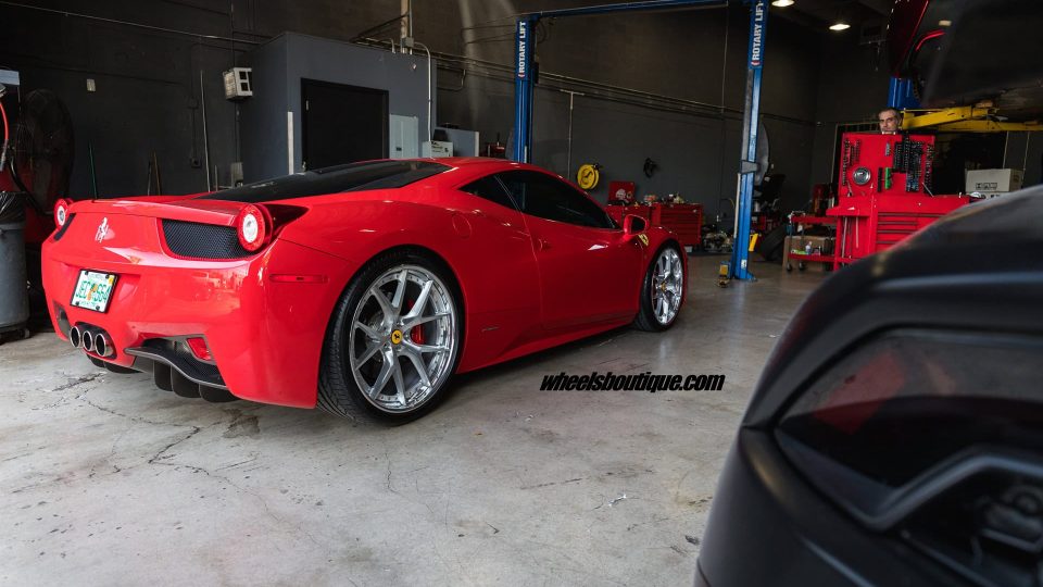 HRE S101 | Red Ferrari 458