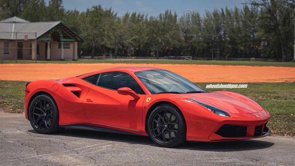 Ferrari 488 | Rosso Corza | HRE R101 Lightweight | Satin Black