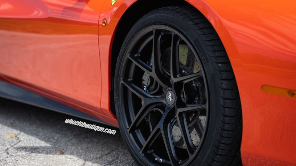 Ferrari 488 | Rosso Corza | HRE R101 Lightweight | Satin Black