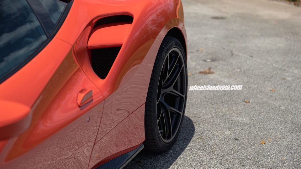 Ferrari 488 | Rosso Corza | HRE R101 Lightweight | Satin Black