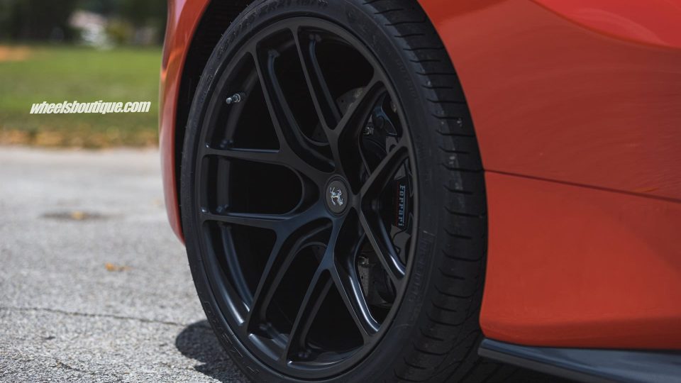 Ferrari 488 | Rosso Corza | HRE R101 Lightweight | Satin Black