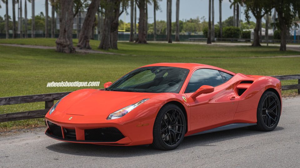 Ferrari 488 | Rosso Corza | HRE R101 Lightweight | Satin Black