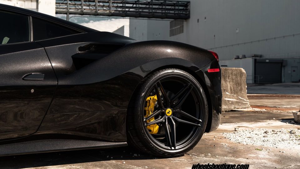 Ferrari 488 | Nero | on ANRKY P107SC | Satin Black