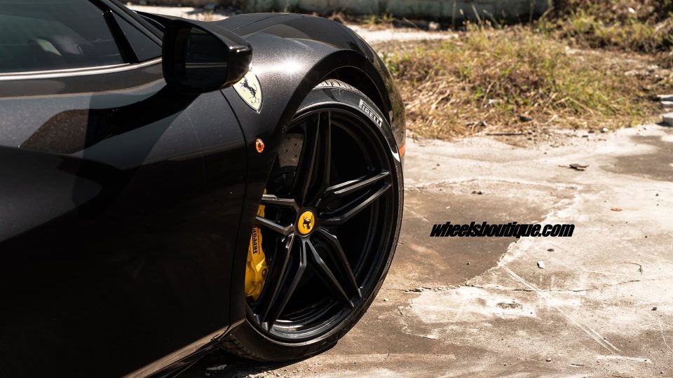 Ferrari 488 | Nero | on ANRKY P107SC | Satin Black