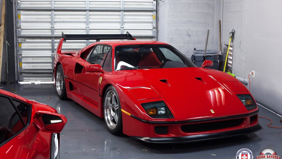 HRE 547 @ The Sign Savers | Ferrari F40