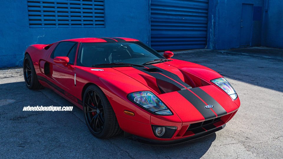 HRE S104 | Red Ford GT