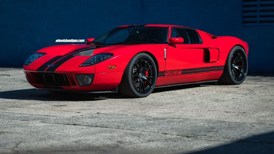 HRE S104 | Red Ford GT
