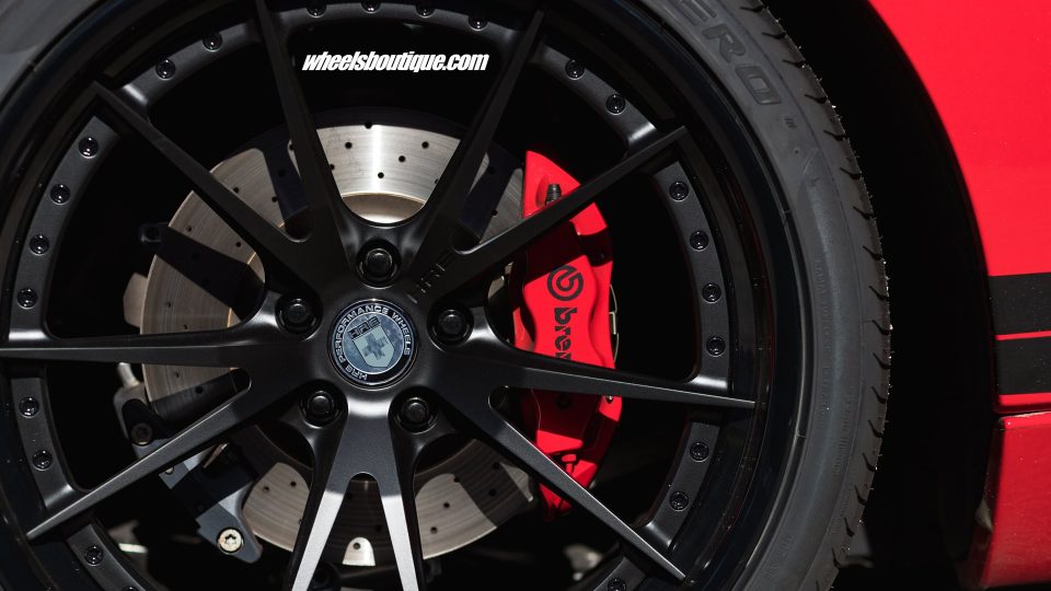 HRE S104 | Red Ford GT