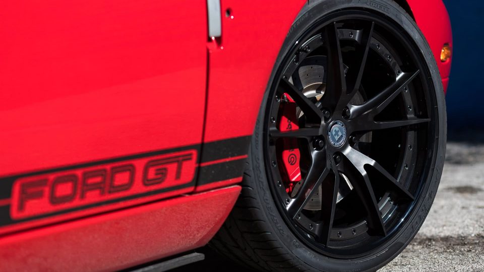 HRE S104 | Red Ford GT