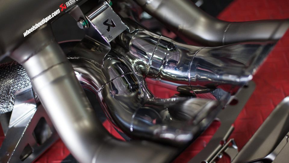 Lamborghini Aventador Akrapovic Exhaust Install
