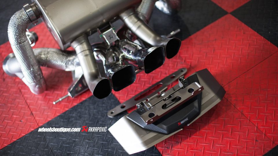Lamborghini Aventador Akrapovic Exhaust Install