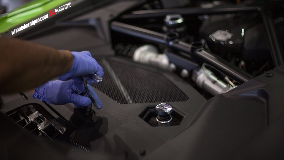 Lamborghini Aventador Akrapovic Exhaust Install
