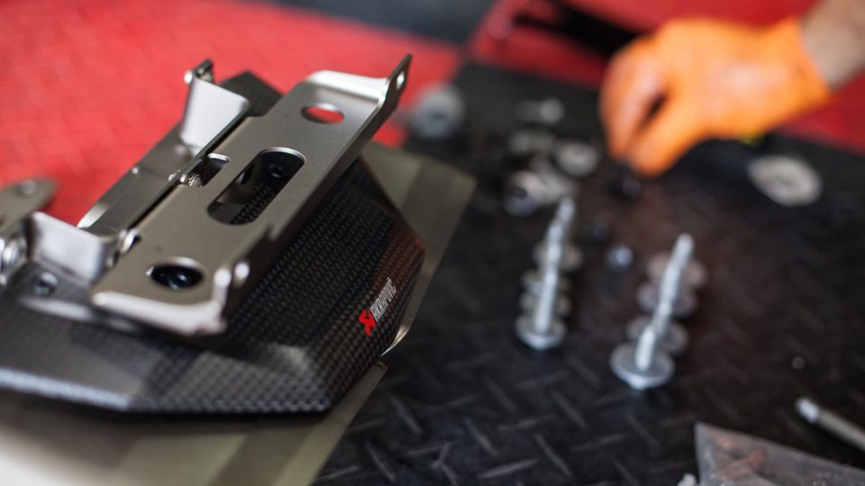 Lamborghini Aventador Akrapovic Exhaust Install