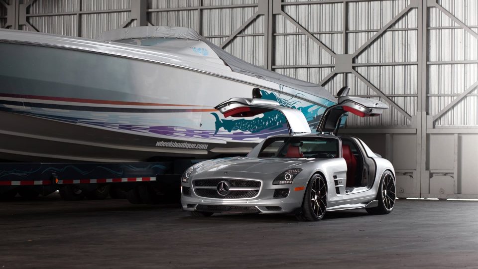 Mercedes Benz SLS AMG on HRE P101