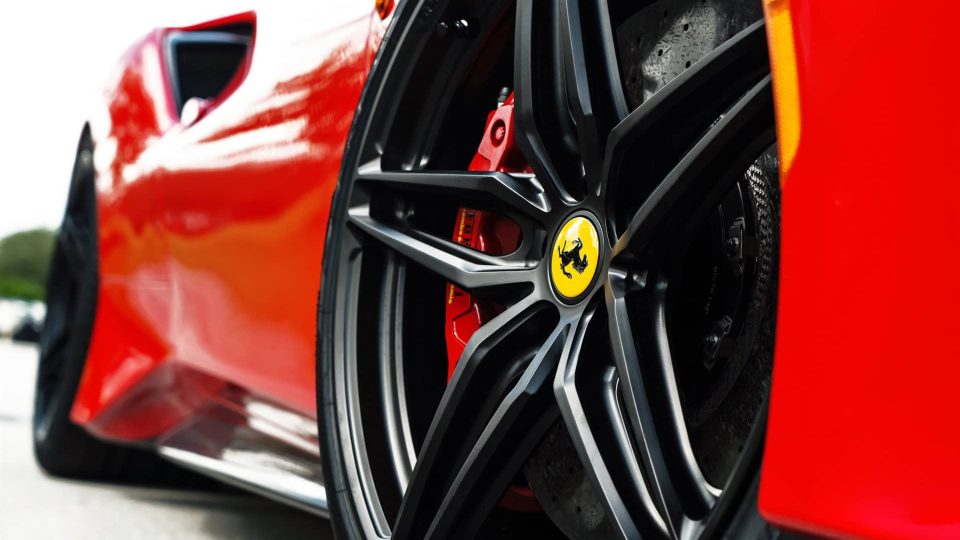 Ferrari 488 Pista | Rosso Corza | on HRE P107SC | Satin Black