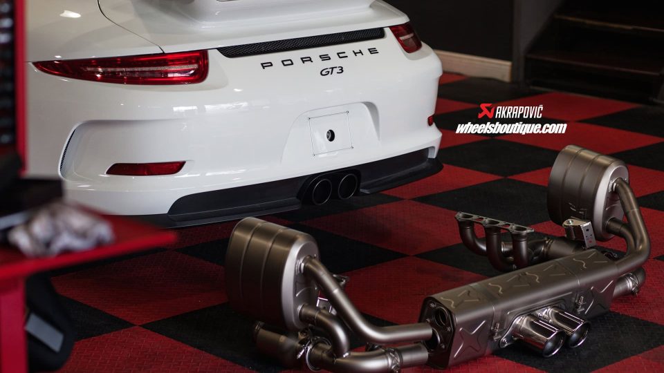 Porsche 991 GT3 Akrapovic Exhaust Install