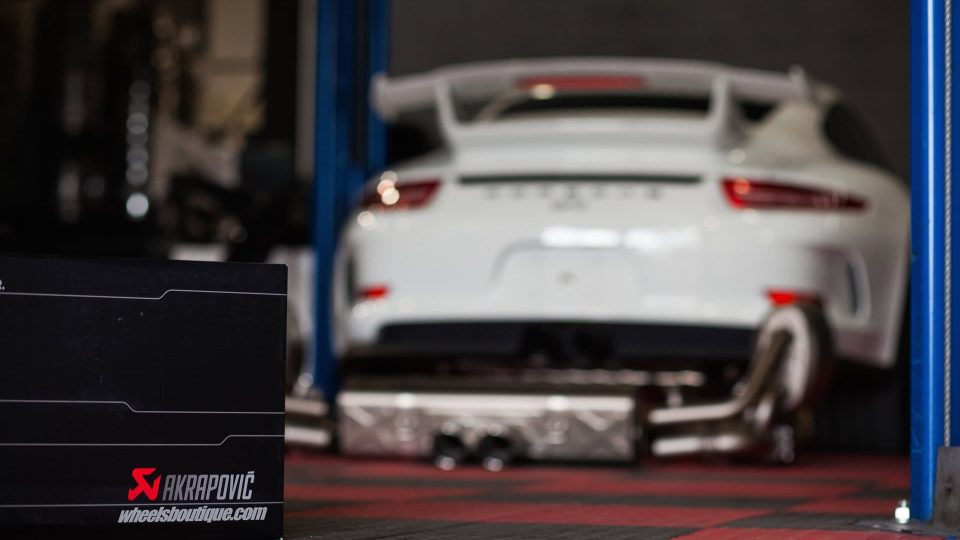 Porsche 991 GT3 Akrapovic Exhaust Install