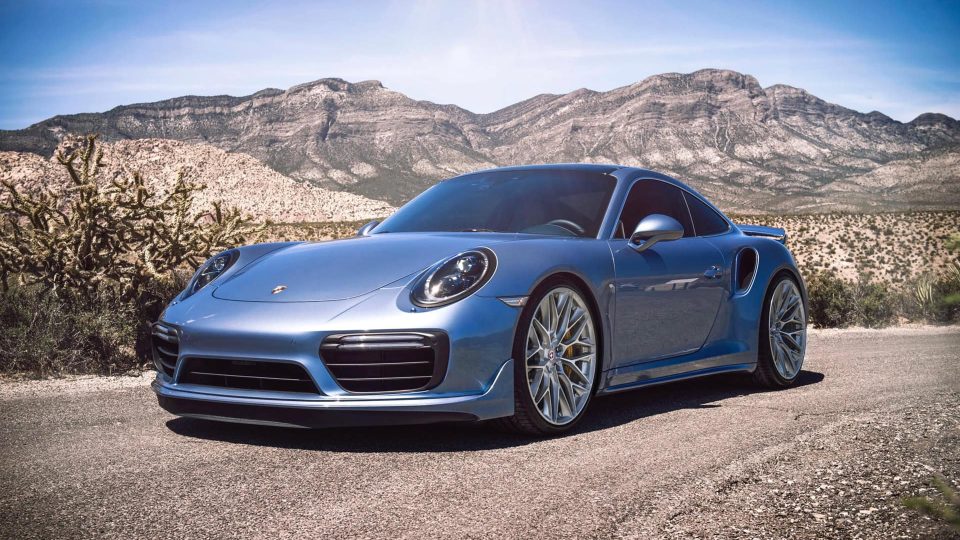 HRE P200 – Ice Blue Metallic | Porsche 991 Turbo
