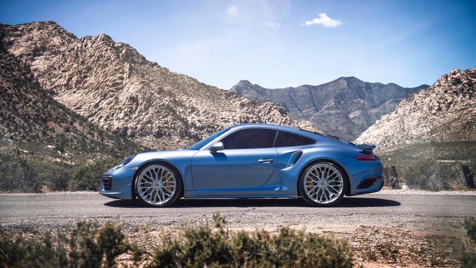 HRE P200 – Ice Blue Metallic | Porsche 991 Turbo