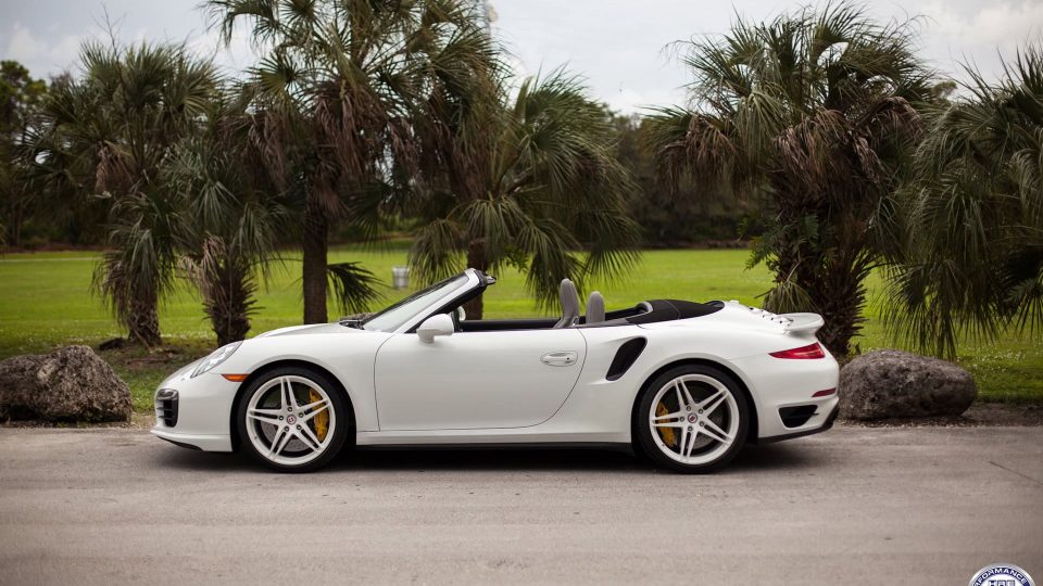 HRE P107 | White Porsche 991 Turbo S