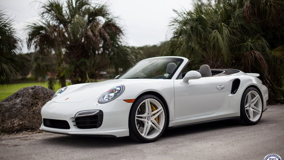 HRE P107 | White Porsche 991 Turbo S